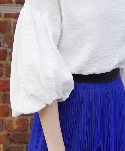 AMERICAN RAG CIE(アメリカンラグシー)の「AMERICAN RAG CIE バルーン袖ブラウス(シャツ/ブラウス・レディース・ライトピンク/ホワイト/ブルー・38)」の12枚目の写真