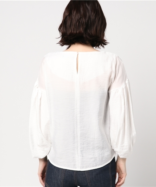 AMERICAN RAG CIE(アメリカンラグシー)の「AMERICAN RAG CIE バルーン袖ブラウス(シャツ/ブラウス・レディース・ライトピンク/ホワイト/ブルー・38)」の6枚目の写真