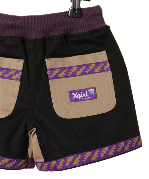 X-girl Stages（エックスガールステージス）の「MOUNTAIN HALF PANT (12M～3T)（その他パンツ・キッズ・ブラック/ベージュ・12M/2T/3T）」の6枚目の写真