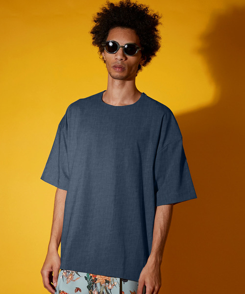 UNITED TOKYO（ユナイテッドトウキョウ）の「リラックスプルオーバーS/S（シャツ/ブラウス・メンズ・ピンク/ブラック/オフホワイト/グレー/テラコッタ/チャコールグレー/ブルー/カーキ/ブラウン・2/1/3）」の8枚目の写真