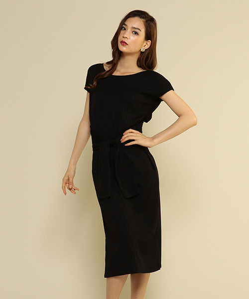 Royal Party ロイヤルパーティー の バックスタイルリブワンピース ワンピース Wear