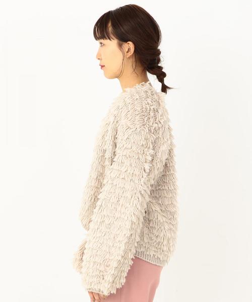 Another Edition(アナザーエディション)の「フリンジカーディガン ◆(カーディガン/ボレロ・レディース・ブラック/ナチュラル/ケリー/ピンク・フリー)」の18枚目の写真