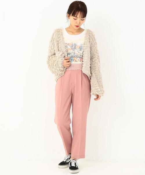 Another Edition(アナザーエディション)の「フリンジカーディガン ◆(カーディガン/ボレロ・レディース・ブラック/ナチュラル/ケリー/ピンク・フリー)」の14枚目の写真