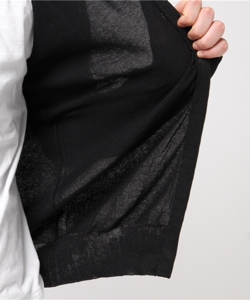 HYSTERIC GLAMOUR（ヒステリックグラマー）の「スタッズ付カーディガン（カーディガン/ボレロ・メンズ・ブラック/チャコールグレー・SMALL/MEDIUM/LARGE）」の8枚目の写真