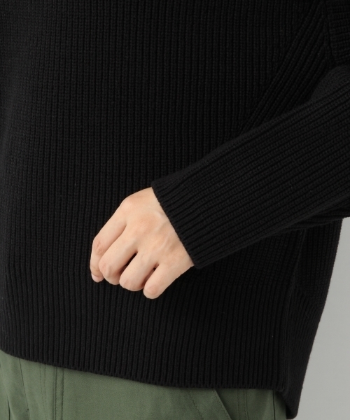 A part by（アパートバイ）の「7GAcCアゼボートPOニットLS　　767917 （ニット/セーター・レディース・グレー/ライトパープル/マスタード/ブラック/ホワイト・FREE）」の18枚目の写真