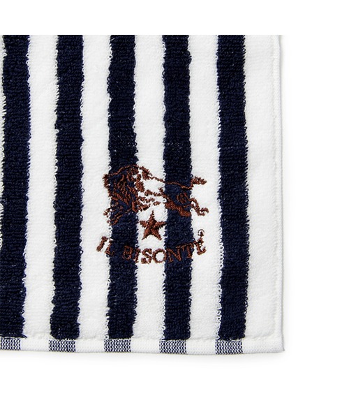 IL BISONTE（イルビゾンテ）の「IL BISONTE / ミニタオル（ハンカチ/ハンドタオル・レディース・マルチ/ベージュ系その他/ネイビー・FREE）」の6枚目の写真