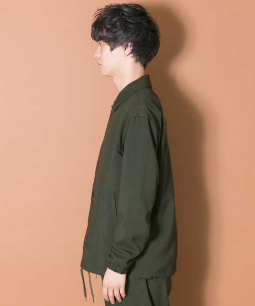 URBAN RESEARCH（アーバンリサーチ）の「URBAN RESEARCH iD　WOOLLY COACH JACKET（ブルゾン・メンズ・チャコールグレー/ブラック/カーキ・LARGE/MEDIUM）」の17枚目の写真