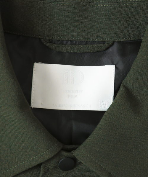 URBAN RESEARCH（アーバンリサーチ）の「URBAN RESEARCH iD　WOOLLY COACH JACKET（ブルゾン・メンズ・チャコールグレー/ブラック/カーキ・LARGE/MEDIUM）」の11枚目の写真