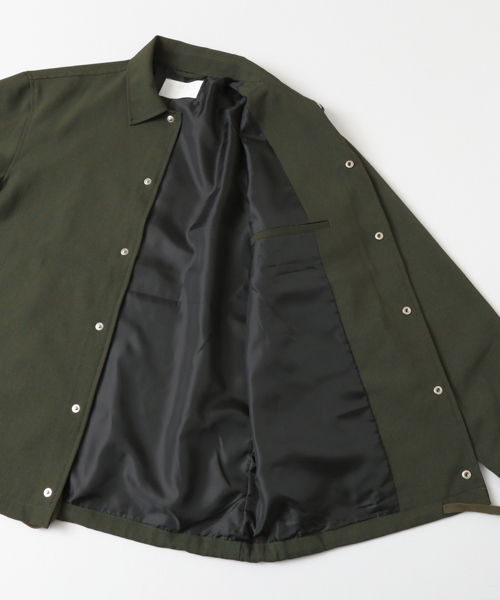 URBAN RESEARCH（アーバンリサーチ）の「URBAN RESEARCH iD　WOOLLY COACH JACKET（ブルゾン・メンズ・チャコールグレー/ブラック/カーキ・LARGE/MEDIUM）」の15枚目の写真