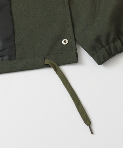 URBAN RESEARCH（アーバンリサーチ）の「URBAN RESEARCH iD　WOOLLY COACH JACKET（ブルゾン・メンズ・チャコールグレー/ブラック/カーキ・LARGE/MEDIUM）」の8枚目の写真