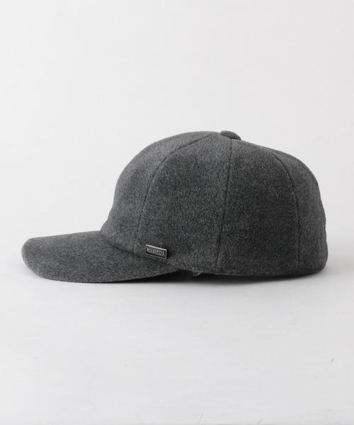 MANIERA(マニエラ)の「MANIERA(マニエラ) ANGOLA 8PANEL BB CAP(キャップ・メンズ・ブラック/グレー・MEDIUM)」の9枚目の写真