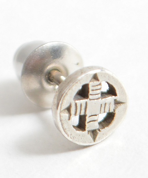 SunKu(サンク)の「39/サンク MDW Silver Pierce(ピアス(片耳用)・メンズ・シルバー・FREE)」の1枚目の写真