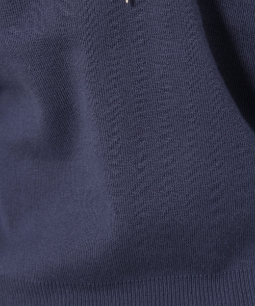 Andemiu（アンデミュウ）の「アクセツキＶネックプルオーバー7分袖787750（ニット/セーター・レディース・ライトグレー/ネイビー/オフホワイト/イエロー/グリーン・FREE）」の18枚目の写真