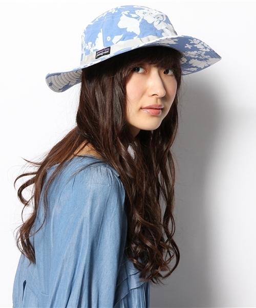 BEAMS BOY（ビームスボーイ）の「Patagonia / Girls' Bucket Hat（ハット・レディース・ピンク/サックスブルー・ONE SIZE）」の2枚目の写真