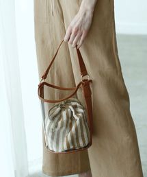 le.coeur blanc | pvcボーダーバッグ(ショルダーバッグ)