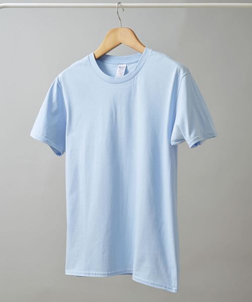 GILDAN(ギルダン)の「GILDAN5.3ozプレミアムコットンTシャツ(Tシャツ/カットソー・メンズ・ホワイト/ブラック/ネイビー/サックスブルー/ピンク/イエロー/グリーン・M/L)」の5枚目の写真