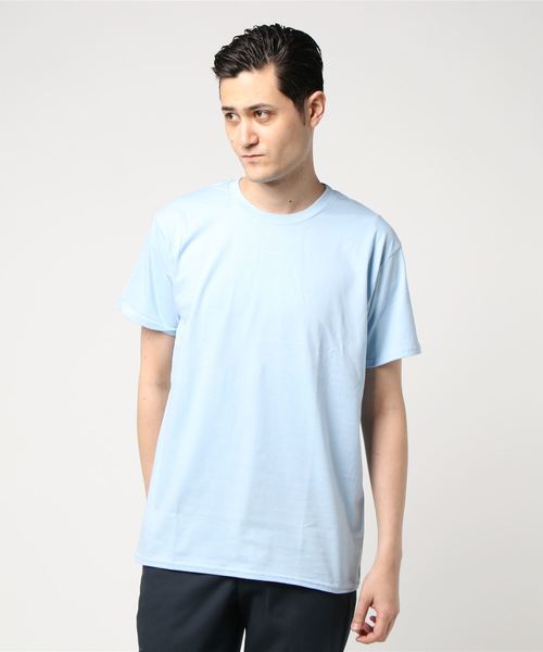 GILDAN(ギルダン)の「GILDAN5.3ozプレミアムコットンTシャツ(Tシャツ/カットソー・メンズ・ホワイト/ブラック/ネイビー/サックスブルー/ピンク/イエロー/グリーン・M/L)」の14枚目の写真