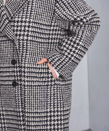 UNITED ARROWS★UWSCチェック ビッグ ピーコート UNITED ARROWS（ユナイテッドアローズ）の「UWSC チェック