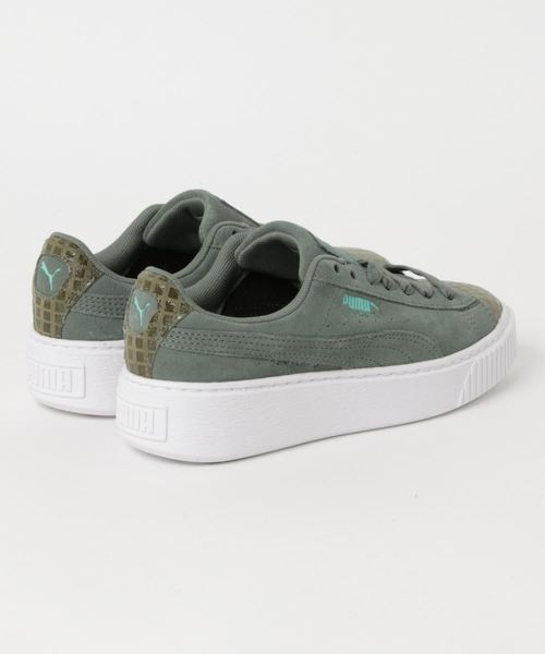 PUMA(プーマ)の「スウェード プラットフォーム ストリート2 ウィメンズ (WOMEN)(スニーカー・レディース・グレー/ピンク/グリーン・22.5cm/23.5cm/24.5cm/25.5cm/23.0cm/24.0cm/25.0cm/22.0cm)」の4枚目の写真