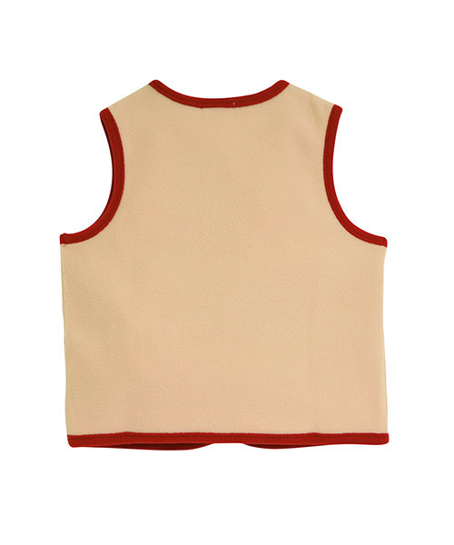 MIKI HOUSE（ミキハウス）の「いちごがいっぱい♪ベスト付き長袖パジャマ（ルームウェア/パジャマ・キッズ・ピンク・90cm/110cm/100cm）」の5枚目の写真