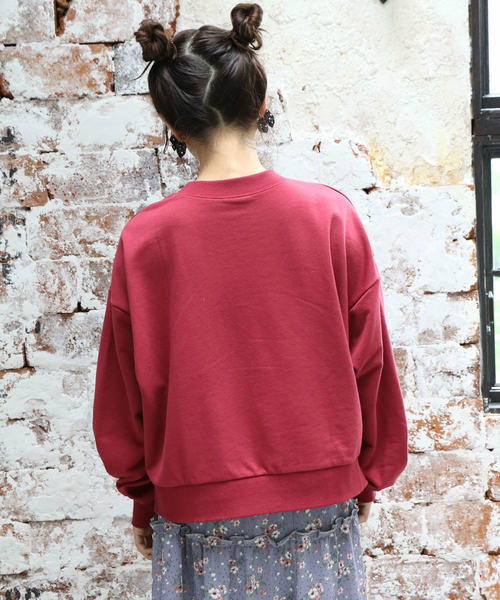 OLIVE des OLIVE（オリーブデオリーブ）の「[再入荷!] プルオーバー/ミッキーマウス（Tシャツ/カットソー・レディース・ブラック/ベージュ/ワイン・FREE）」の7枚目の写真