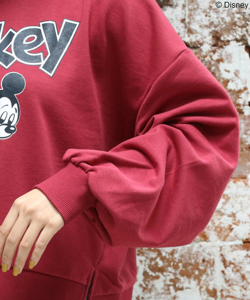 OLIVE des OLIVE（オリーブデオリーブ）の「[再入荷!] プルオーバー/ミッキーマウス（Tシャツ/カットソー・レディース・ブラック/ベージュ/ワイン・FREE）」の9枚目の写真