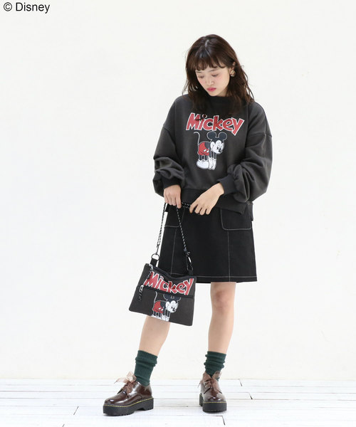 OLIVE des OLIVE（オリーブデオリーブ）の「[再入荷!] プルオーバー/ミッキーマウス（Tシャツ/カットソー・レディース・ブラック/ベージュ/ワイン・FREE）」の18枚目の写真