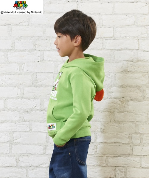 しまむら スーパーマリオ ヨッシー裏起毛パーカ Wear