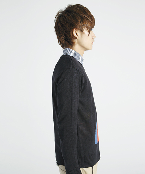 WEGO(ウィゴー)の「∴WEGO/the Simpsonsジャガードニット(ニット/セーター・メンズ・ブラック・MEDIUM/LARGE)」の7枚目の写真