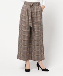 YECCA VECCA | ・チェック柄ワイドパンツ(その他パンツ)