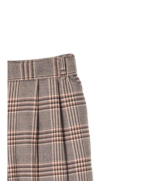 YECCA VECCA（イェッカヴェッカ）の「・チェック柄ワイドパンツ（その他パンツ・レディース・ベージュ/ネイビー・FREE）」の8枚目の写真