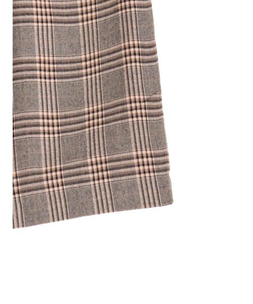 YECCA VECCA（イェッカヴェッカ）の「・チェック柄ワイドパンツ（その他パンツ・レディース・ベージュ/ネイビー・FREE）」の10枚目の写真