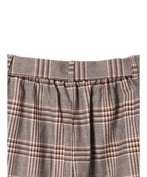 YECCA VECCA（イェッカヴェッカ）の「・チェック柄ワイドパンツ（その他パンツ・レディース・ベージュ/ネイビー・FREE）」の11枚目の写真