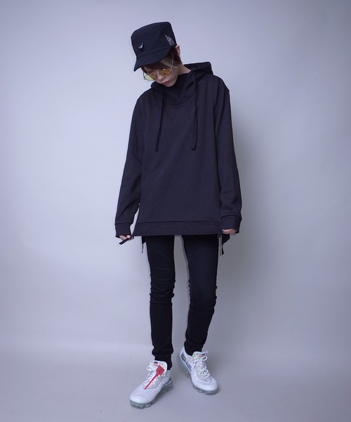 rovtski（ロフトスキー）の「【ビッグシルエット】LEESMA PO HOOD SW W ZIP（パーカー・レディース・ブラック・FREE）」の3枚目の写真