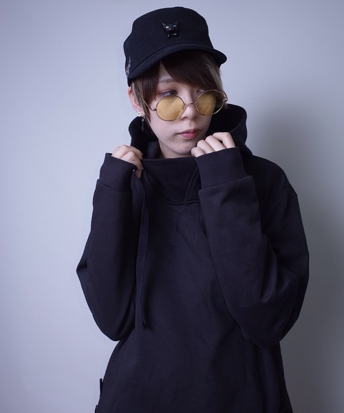 rovtski（ロフトスキー）の「【ビッグシルエット】LEESMA PO HOOD SW W ZIP（パーカー・レディース・ブラック・FREE）」の2枚目の写真
