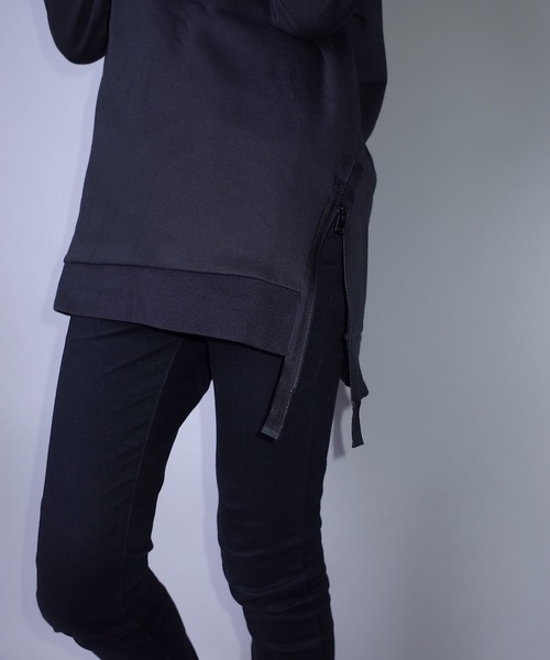 rovtski（ロフトスキー）の「【ビッグシルエット】LEESMA PO HOOD SW W ZIP（パーカー・レディース・ブラック・FREE）」の5枚目の写真