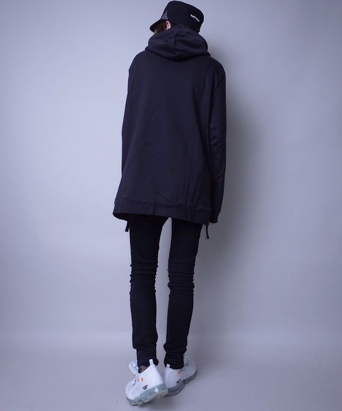 rovtski（ロフトスキー）の「【ビッグシルエット】LEESMA PO HOOD SW W ZIP（パーカー・レディース・ブラック・FREE）」の7枚目の写真