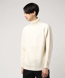 GLOSTER | 片畦タートルネックニット(ニット/セーター)