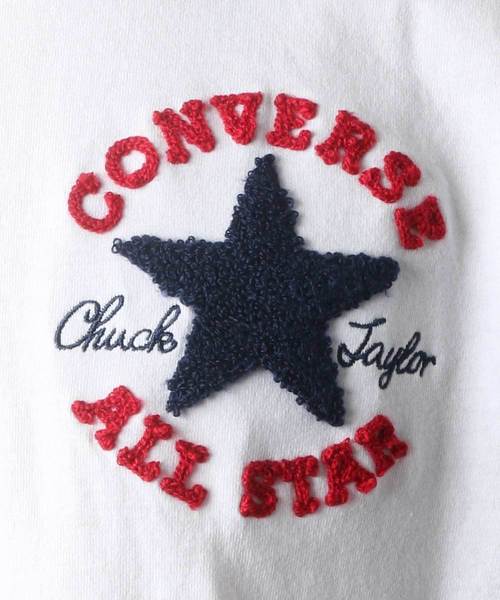 CONVERSE（コンバース）の「CONVERSE/コンバース ロゴサガラ刺繍Ｔシャツ（Tシャツ/カットソー・メンズ・ホワイト/ネイビー/ホワイト系その他/ブラック系その他・LL/M/L）」の6枚目の写真