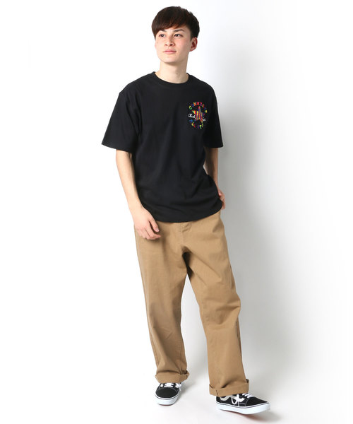 CONVERSE（コンバース）の「CONVERSE/コンバース ロゴサガラ刺繍Ｔシャツ（Tシャツ/カットソー・メンズ・ホワイト/ネイビー/ホワイト系その他/ブラック系その他・LL/M/L）」の11枚目の写真