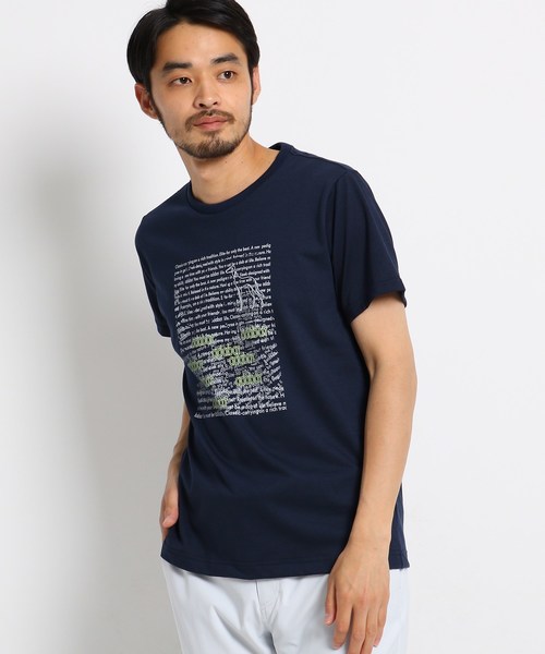 セール 吸水速乾 Uvカット グラフィックプリントtシャツ メンズ
