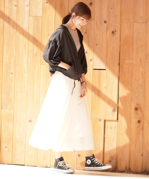 rps（アールピーエス）の「ドロップショルダーボリュームフーディー（パーカー・レディース・ブラック/ベージュ/カーキ・M）」の8枚目の写真