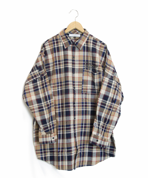 GALLIS ADDICTION（ガリスアディクション）の「GAチェックシャツ（シャツ/ブラウス・メンズ・レッド/ベージュ・FREE）」の2枚目の写真