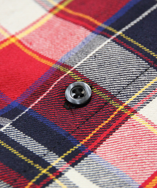 GALLIS ADDICTION（ガリスアディクション）の「GAチェックシャツ（シャツ/ブラウス・メンズ・レッド/ベージュ・FREE）」の10枚目の写真