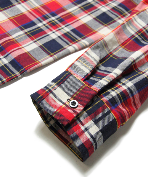 GALLIS ADDICTION（ガリスアディクション）の「GAチェックシャツ（シャツ/ブラウス・メンズ・レッド/ベージュ・FREE）」の7枚目の写真