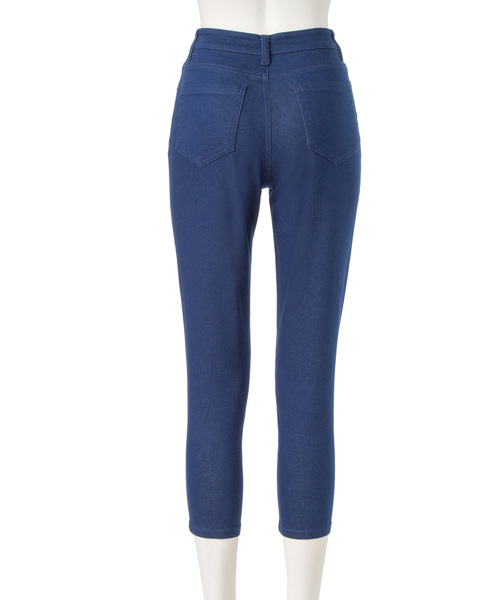 Newlyme（ニューリーミー）の「超ストレッチクロップドスキニーパンツ（その他パンツ・レディース・ベージュ系その他/ブルー/ホワイト/インディゴブルー/カーキ/ブラック・LARGE/MEDIUM/SMALL/X-LARGE）」の18枚目の写真