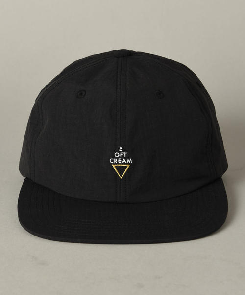 softcream（ソフトクリーム）の「【別注】 ＜SOFTCREAM＞ NYLON RIP 6PANEL CAP/キャップ（キャップ・メンズ・ベージュ/ブラック・FREE）」の4枚目の写真