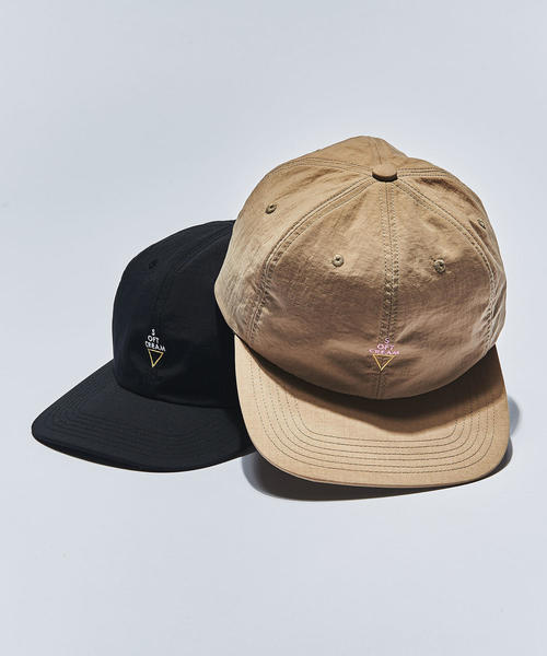 softcream（ソフトクリーム）の「【別注】 ＜SOFTCREAM＞ NYLON RIP 6PANEL CAP/キャップ（キャップ・メンズ・ベージュ/ブラック・FREE）」の9枚目の写真