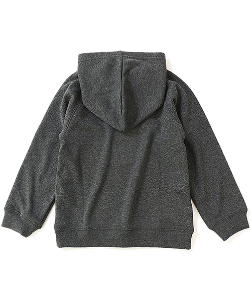 devirock（デビロック）の「裏シャギープルパーカー（パーカー・キッズ・ブラック/ヘザーチャコール/ブルー系その他/グリーン系その他/カーキ/スモークピンク/モカ/ライトブラウン/キャメル/オレンジ系その他・80ｃｍ/90cm/100cm/110cm/120cm/130cm/140cm/150cm/160cm）」の13枚目の写真