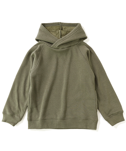 devirock（デビロック）の「裏シャギープルパーカー（パーカー・キッズ・ブラック/ヘザーチャコール/ブルー系その他/グリーン系その他/カーキ/スモークピンク/モカ/ライトブラウン/キャメル/オレンジ系その他・80ｃｍ/90cm/100cm/110cm/120cm/130cm/140cm/150cm/160cm）」の18枚目の写真